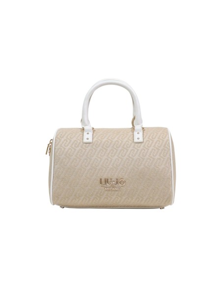 Sac satchel Liu Jo beige femme