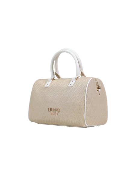 Sac satchel Liu Jo beige femme