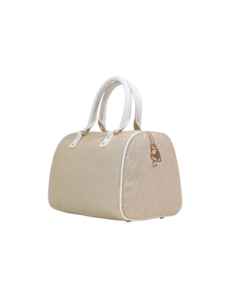 Sac satchel Liu Jo beige femme
