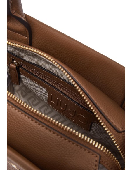 Sac cabas Liu Jo marron femme bandoulière