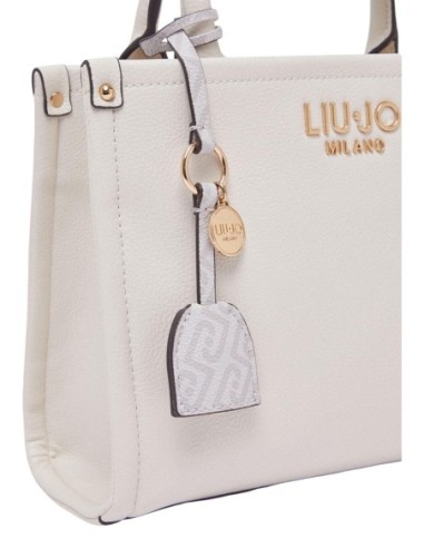 Sac cabas Liu Jo beige femme zippé