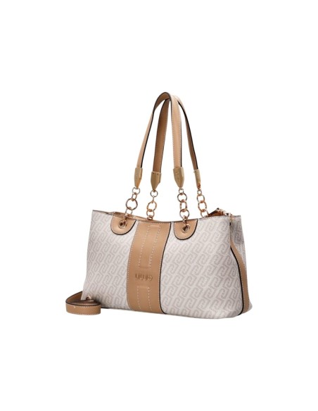 Liu Jo Sac cabas femme S TOTE – Beige imprimé