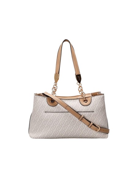 Liu Jo Sac cabas femme S TOTE – Beige imprimé