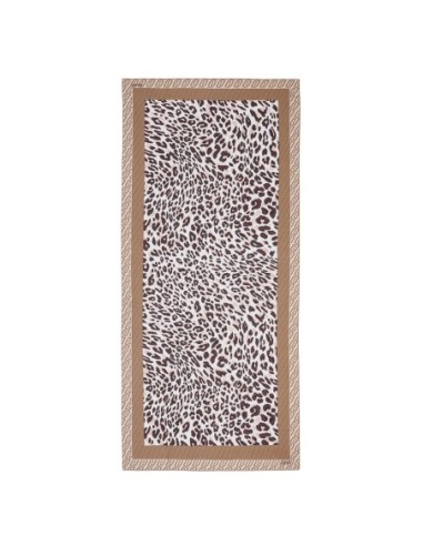 Liu Jo Écharpe femme léopard 180x90 – Beige