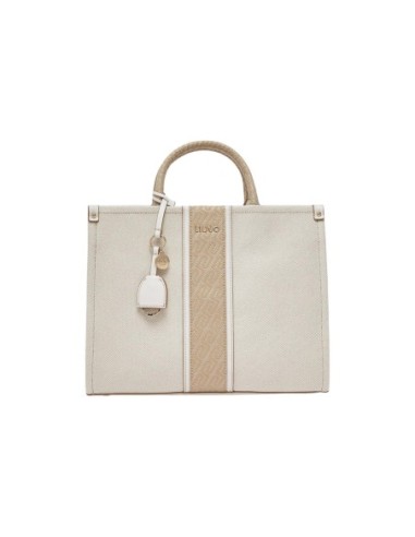 Liu Jo Sac à main femme coton 35x27x13 – Beige