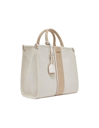 Liu Jo Sac à main femme coton 35x27x13 – Beige
