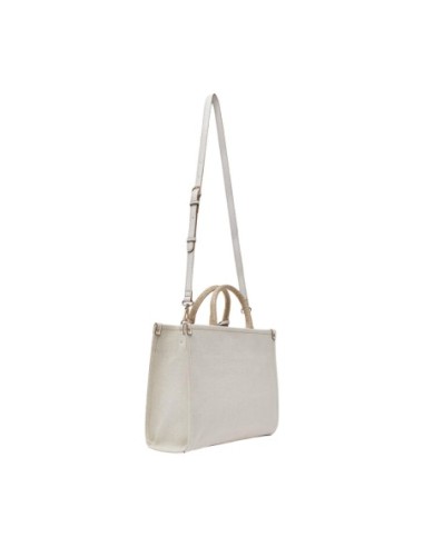Liu Jo Sac à main femme coton 35x27x13 – Beige