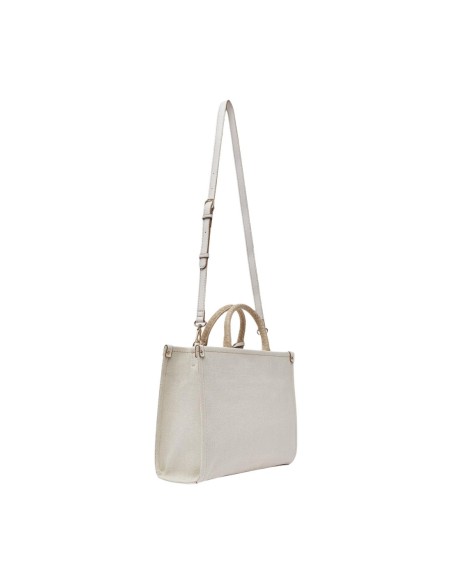 Liu Jo Sac à main femme coton 35x27x13 – Beige