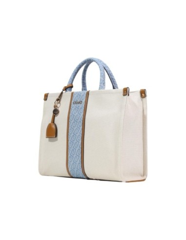 Liu Jo Sac à main coton 35x27x13 – Beige + bandoulière