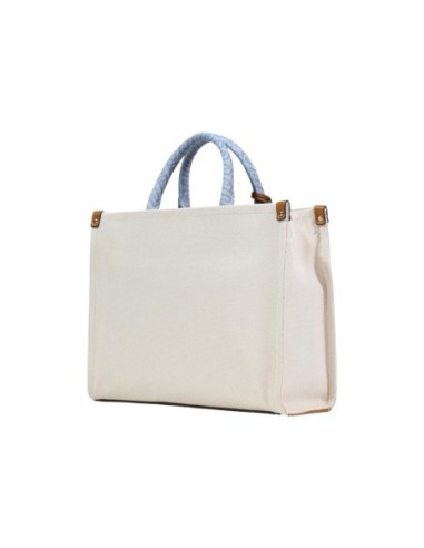 Liu Jo Sac à main coton 35x27x13 – Beige + bandoulière
