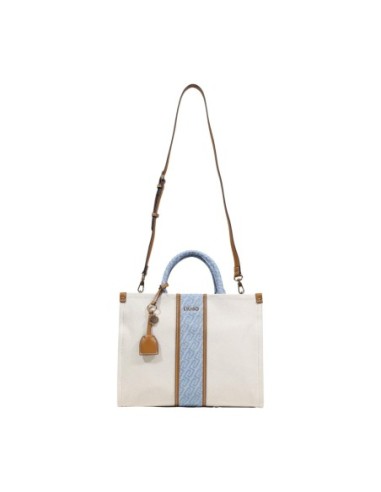 Liu Jo Sac à main coton 35x27x13 – Beige + bandoulière