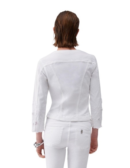 Liu Jo Veste femme blanche – Manches 3/4, col rond