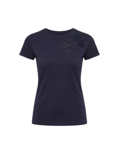Liu Jo T-shirt femme bleu – 100% coton, col rond