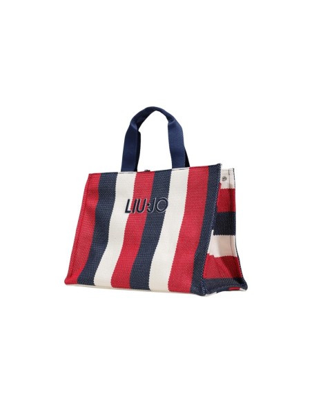 Liu Jo Sac à main femme bleu rayures – Coton 30x15