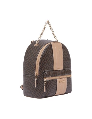 Liu Jo Sac à dos femme marron imprimé – 26x28