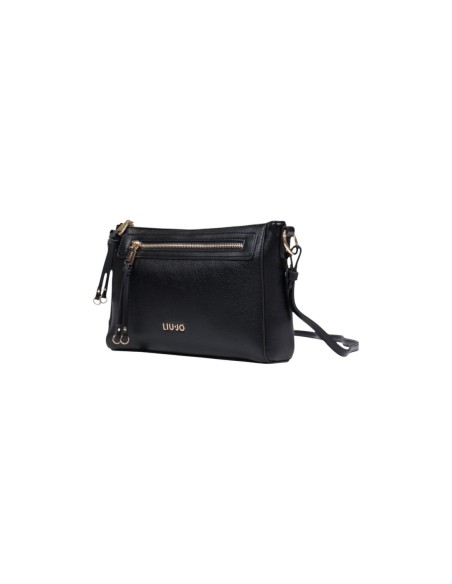 Liu Jo Sac bandoulière femme noir zippé – Compact