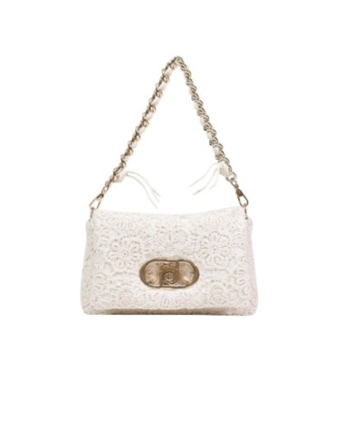 Liu Jo Sac à main femme beige – Pression & bandoulière