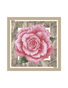 Liu Jo Carré femme rose imprimé 70x70