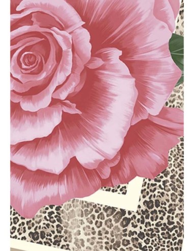 Liu Jo Carré femme rose imprimé 70x70