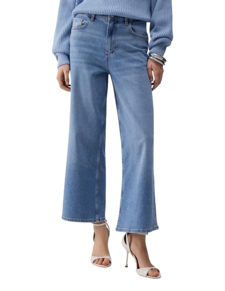 Liu Jo Jean femme bleu – Coton stretch, zip & bouton