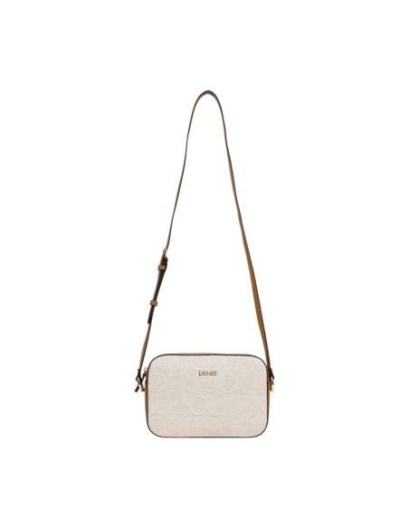 Liu Jo Sac bandoulière femme beige – Coton/lin zippé
