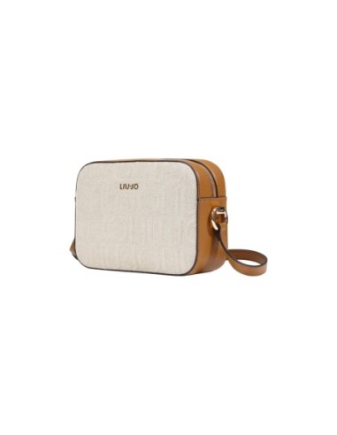 Liu Jo Sac bandoulière femme beige – Coton/lin zippé
