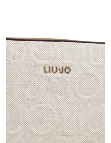Liu Jo Sac bandoulière femme beige – Coton/lin zippé