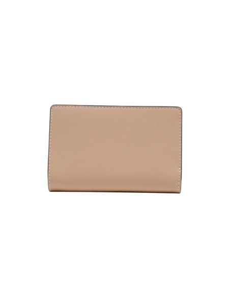Liu Jo Portefeuille femme marron imprimé – Fermeture bouton