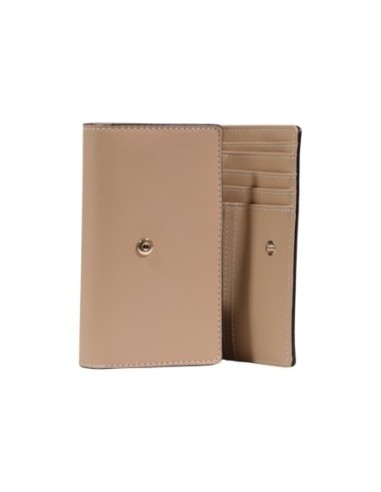 Liu Jo Portefeuille femme marron imprimé – Fermeture bouton