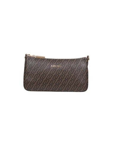 Liu Jo Pochette femme marron zippée 23 cm – Polyuréthane