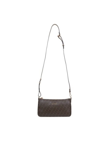 Liu Jo Pochette femme marron zippée 23 cm – Polyuréthane