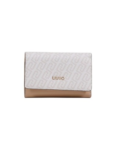Liu Jo Portefeuille femme blanc – Bouton & compartiments