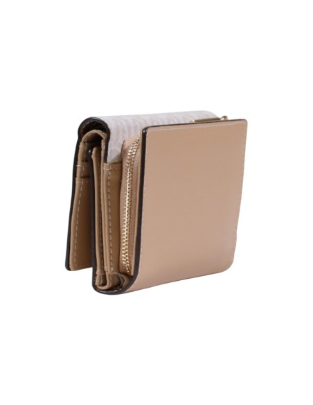 Liu Jo Portefeuille femme blanc – Bouton & compartiments