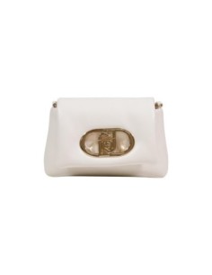 Liu Jo Sac bandoulière femme blanc 19 cm – Fermeture bouton