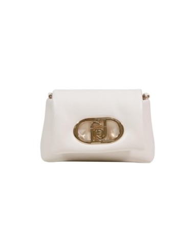 Liu Jo Sac bandoulière femme blanc 19 cm – Fermeture bouton