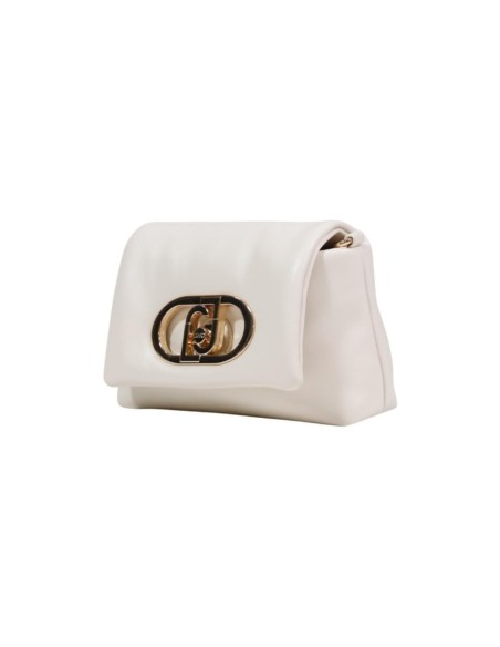 Liu Jo Sac bandoulière femme blanc 19 cm – Fermeture bouton