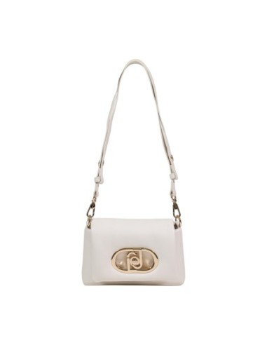 Liu Jo Sac bandoulière femme blanc 19 cm – Fermeture bouton