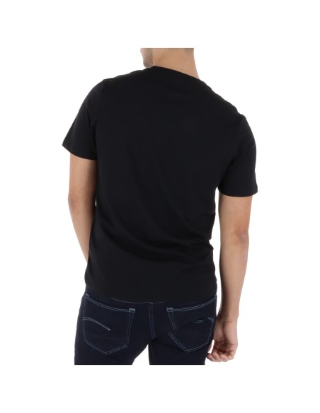 Timberland T-shirt homme noir imprimé – 100% coton