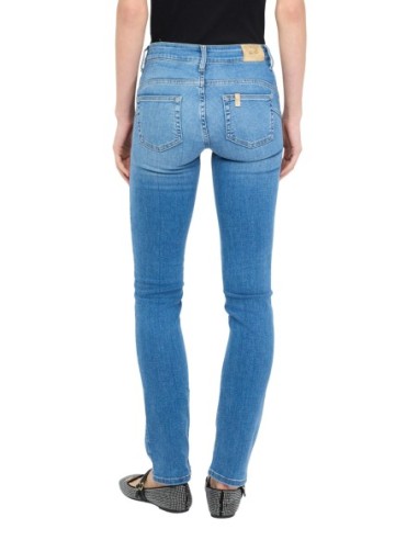 Liu Jo Jean femme bleu – Coton stretch, zip & bouton
