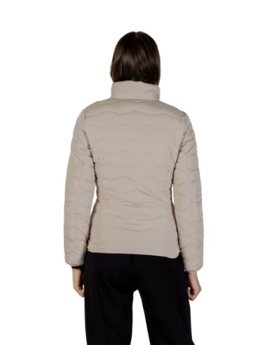 EA7 Veste femme beige zippée – Col montant