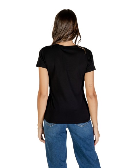 Liu Jo T-shirt femme noir strass – 100% coton