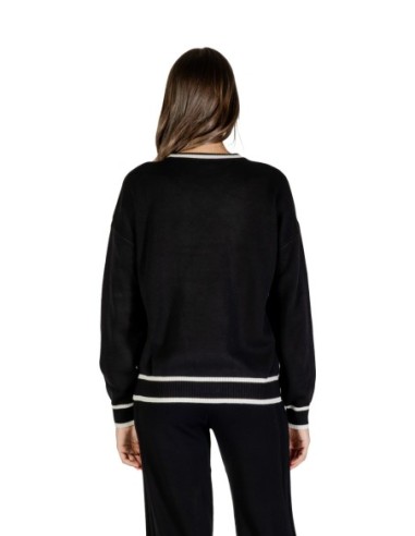 Liu Jo Pull femme noir – Viscose & soie