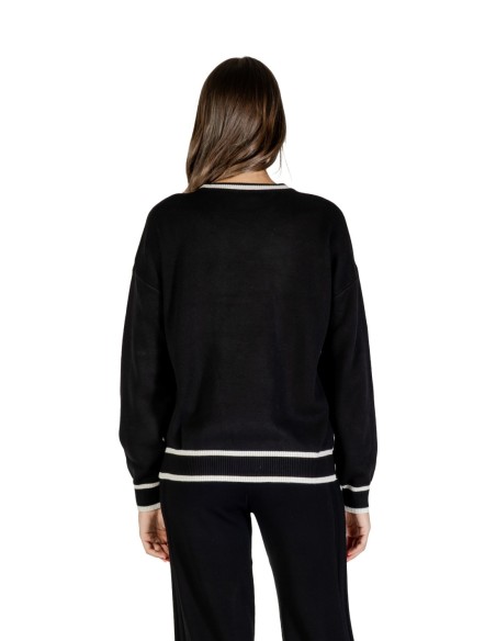 Liu Jo Pull femme noir – Viscose & soie
