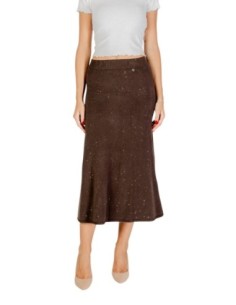 Liu Jo Jupe femme marron à pois – Style élégant