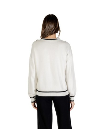 Liu Jo Pull femme blanc – Viscose & soie