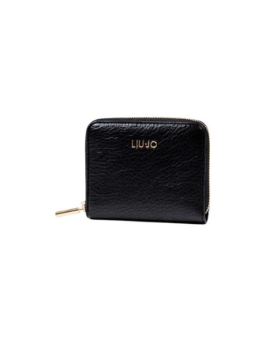 Liu Jo Portefeuille femme noir zippé – Format compact
