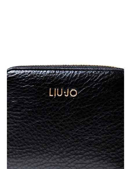 Liu Jo Portefeuille femme noir zippé – Format compact
