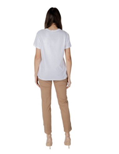 Liu Jo T-shirt femme blanc imprimé – Coton stretch