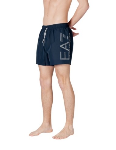 EA7 Maillot de bain homme bleu – Polyester