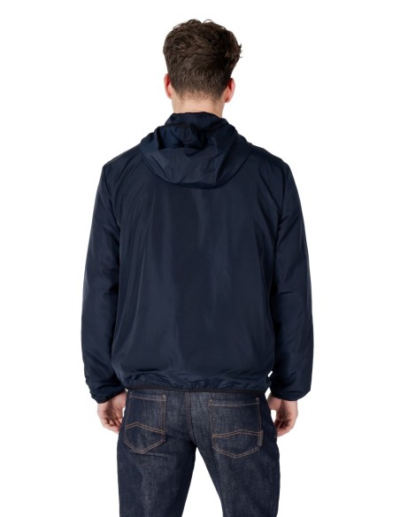 EA7 Veste homme bleue zippée – Polyester